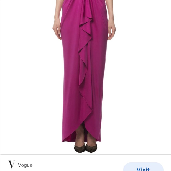 NW0T 100% Silk Catherine Malandrino Haute Couture silk maxi skirt - Picture 16 of 16